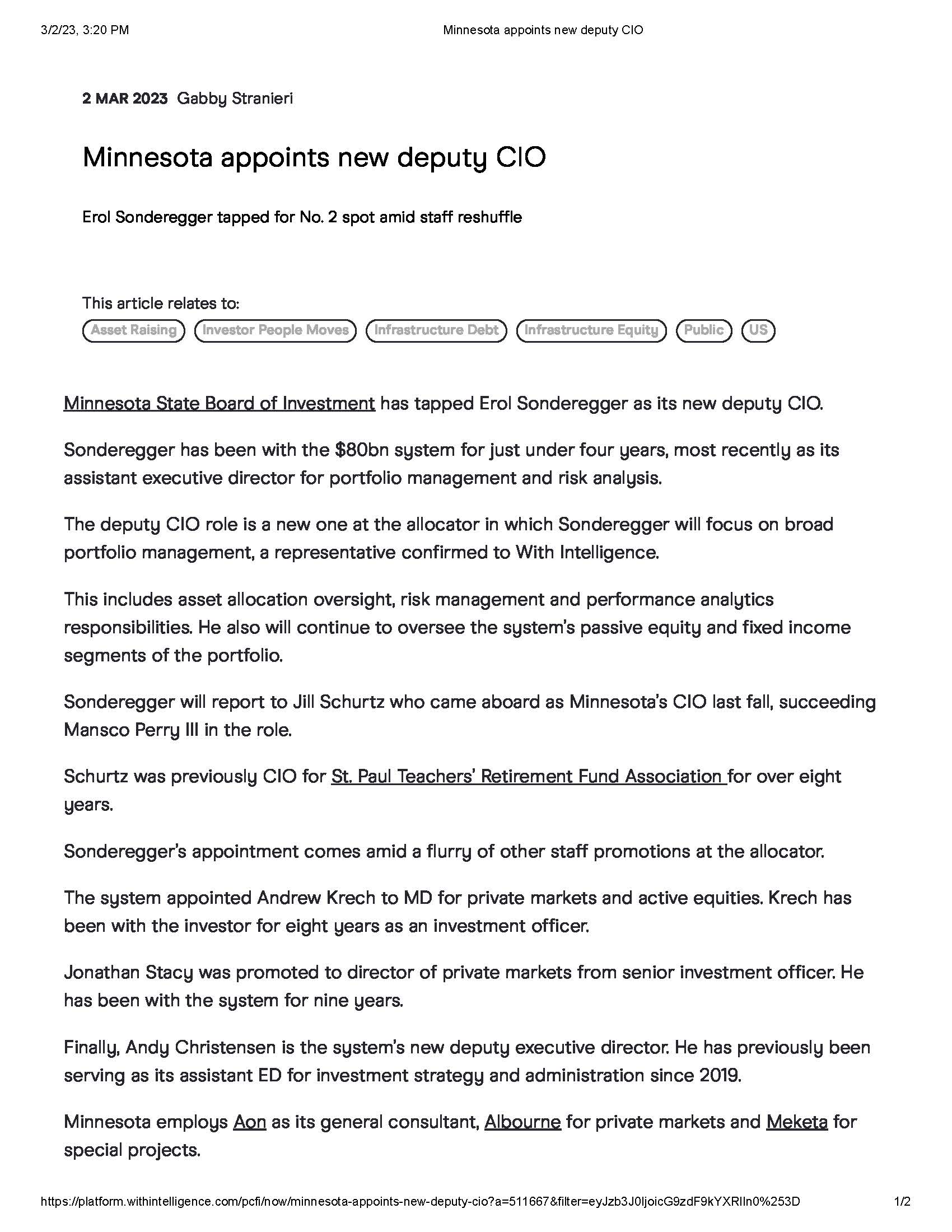 news article