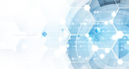 image of blue and white geometric shape designs