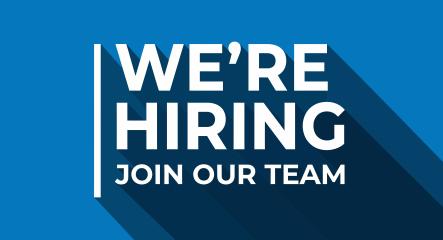 We're Hiring Join Our Team